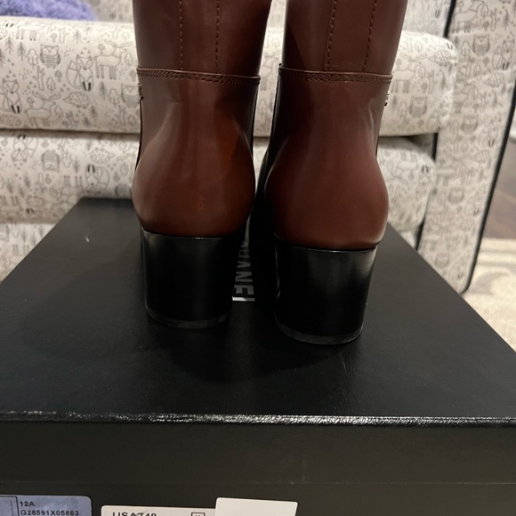 Chanel Brown Short Boots - Picture 3 of 6